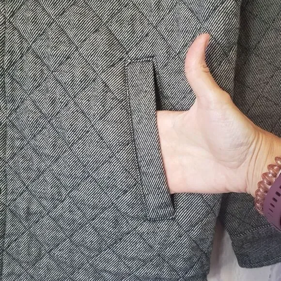 GEORGE Button Front Quilted Shirt Jacket Men's Small - Picture 3 of 8